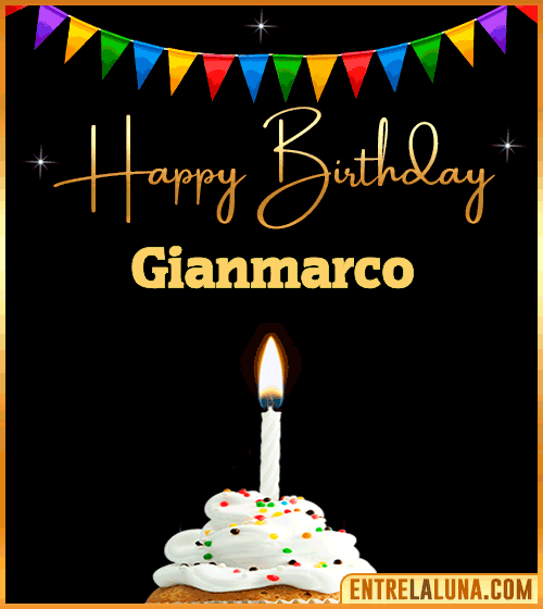 GiF Happy Birthday Gianmarco